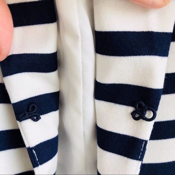 Chico’s blue and white striped blazer NWOT - Picture 3 of 4